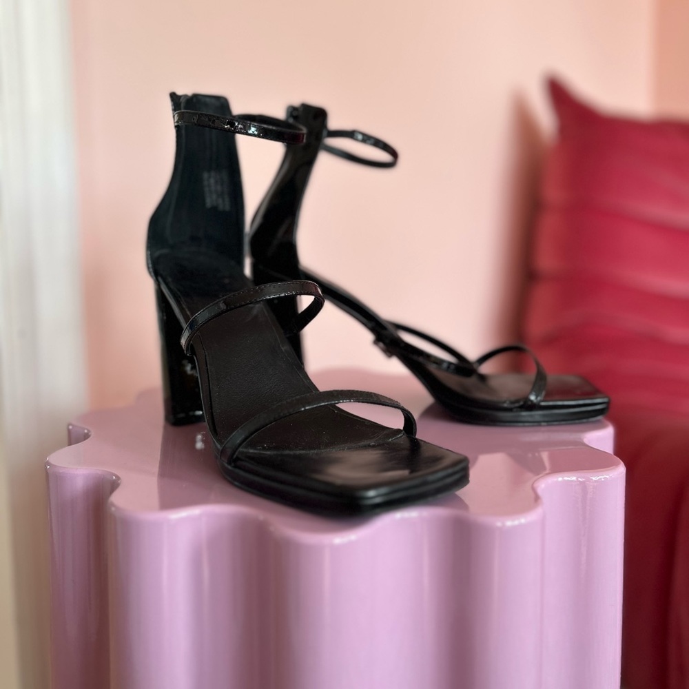 SYRO strappy chunky heels